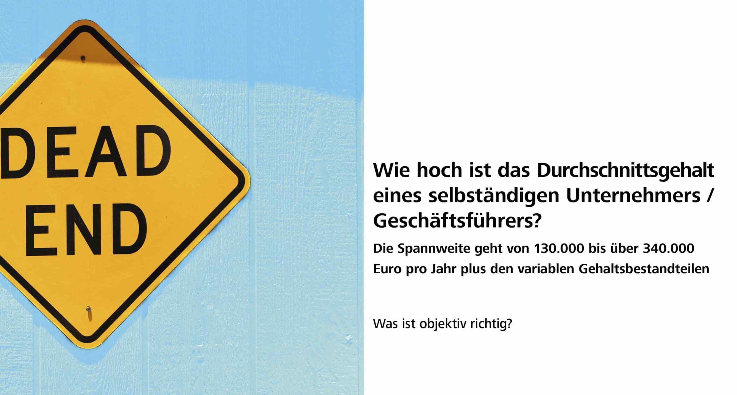 Der richtige Unternehmerlohn