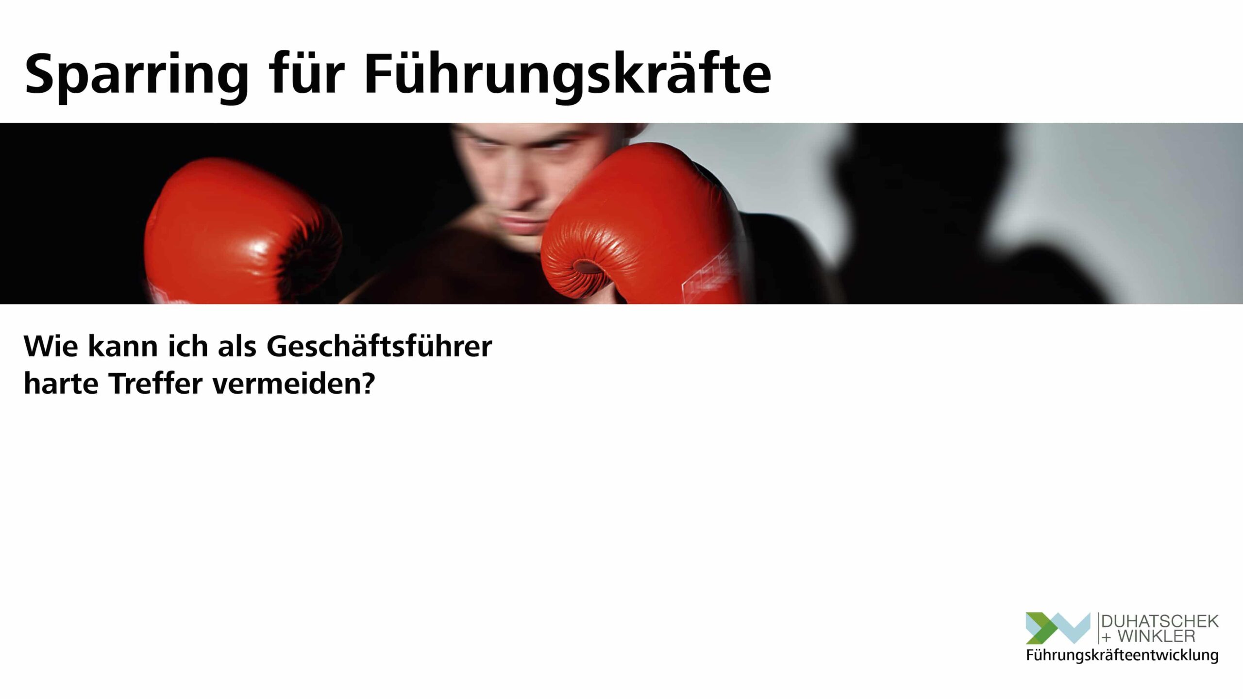 Sparring für Führungskräfte