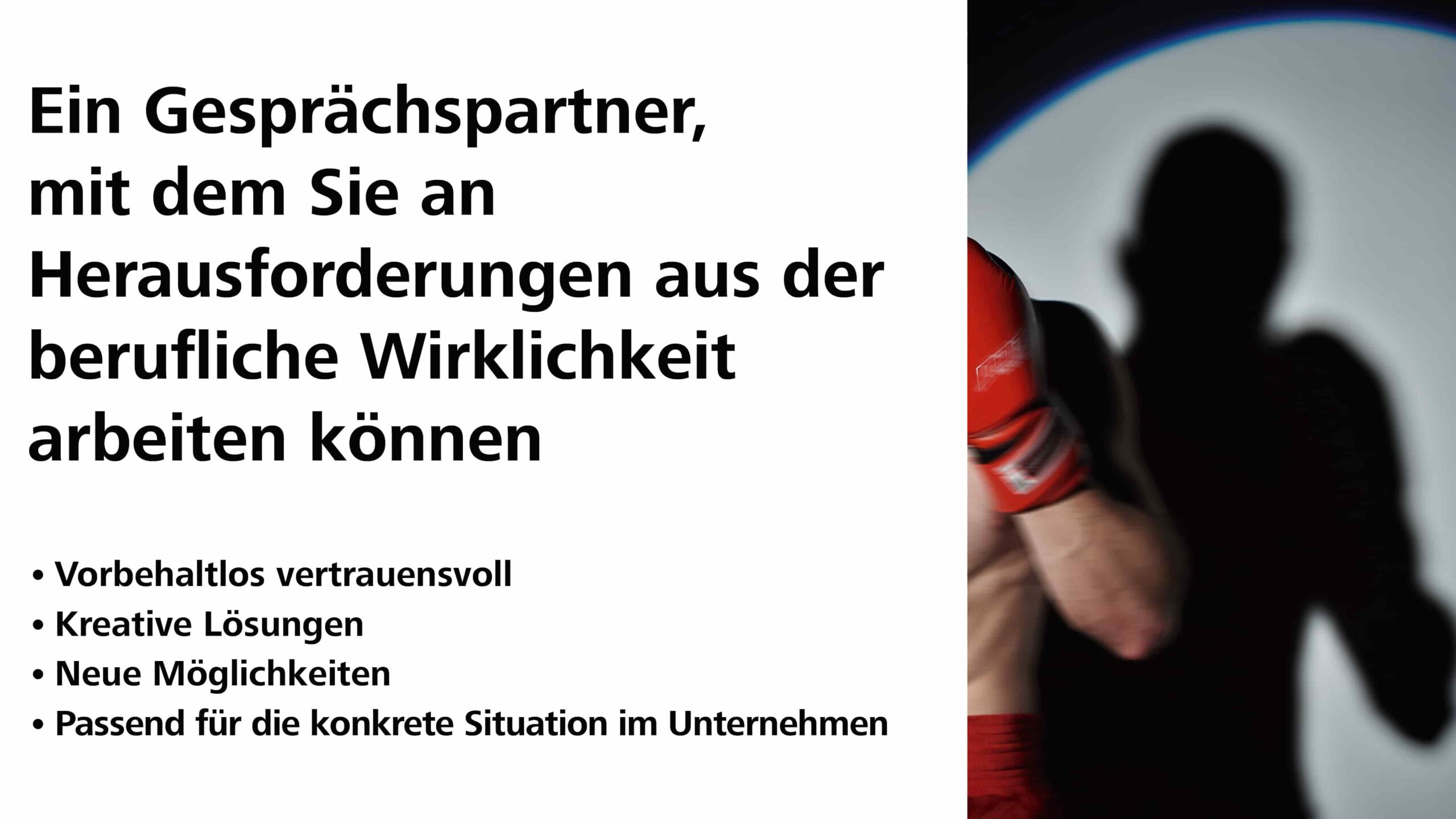 Sparring für Führungskräfte