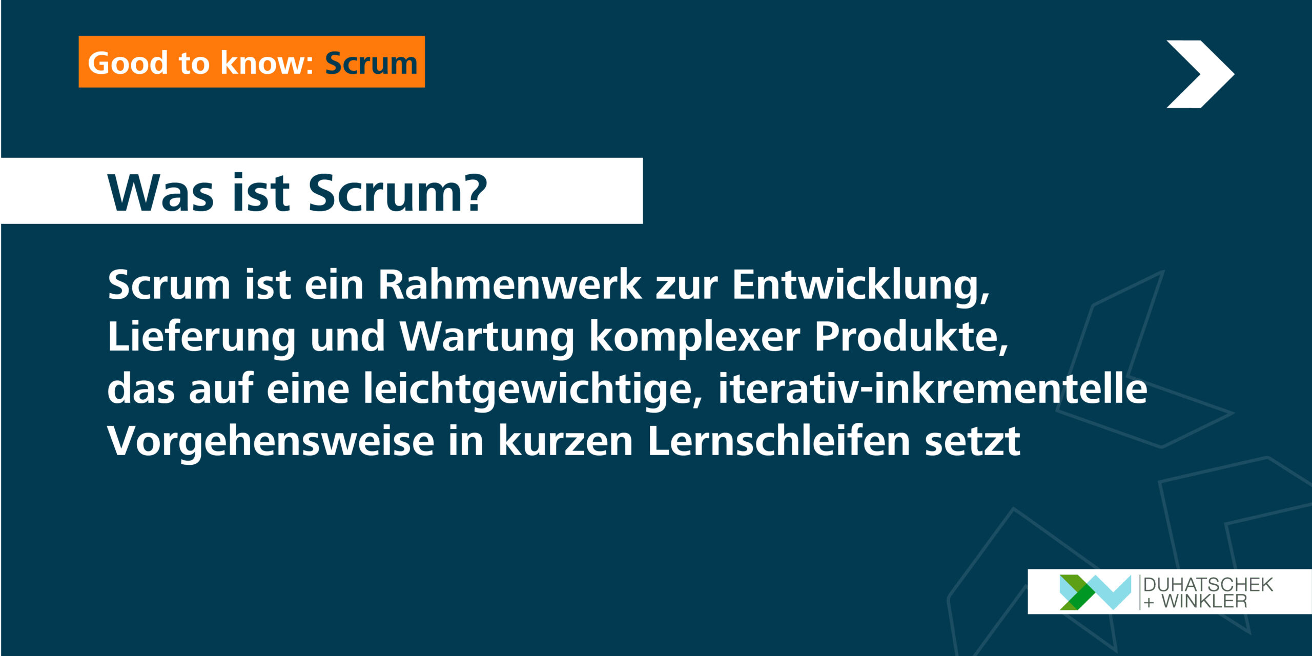 Agile Methoden und Scrum