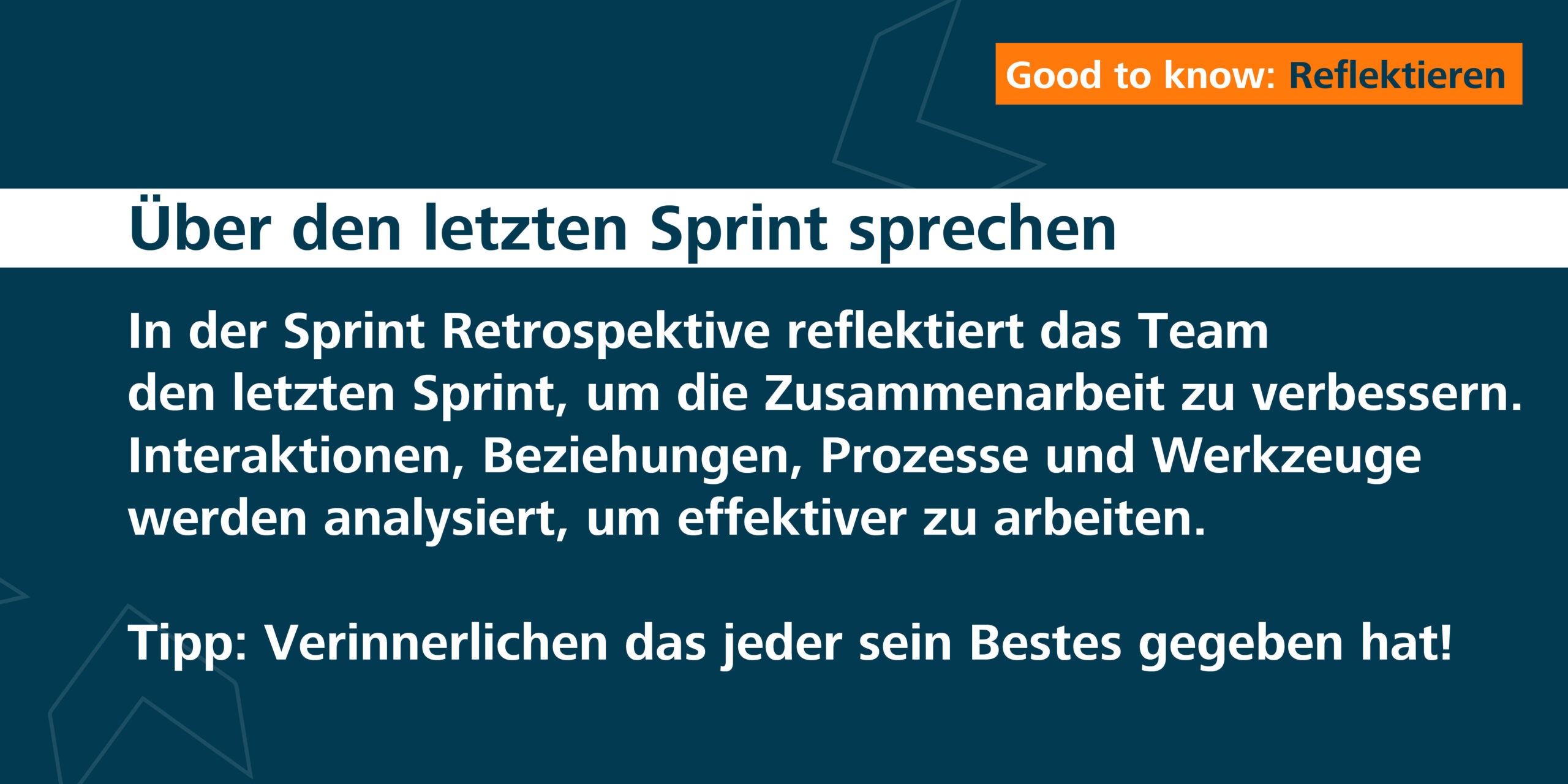 Sprint Retrospektive