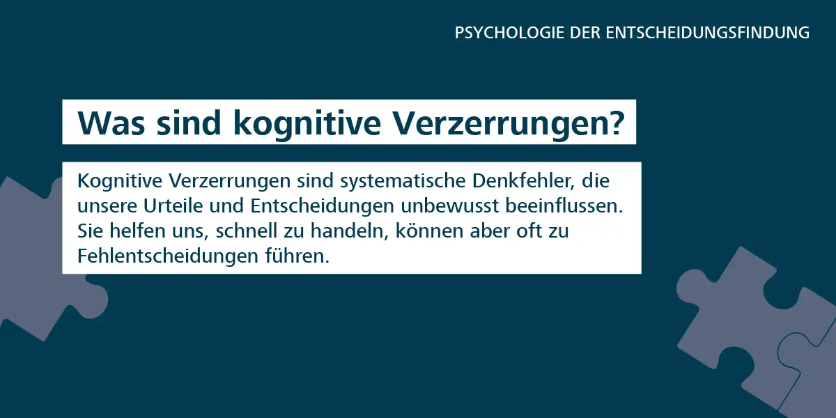Kognitive Verzerrungen