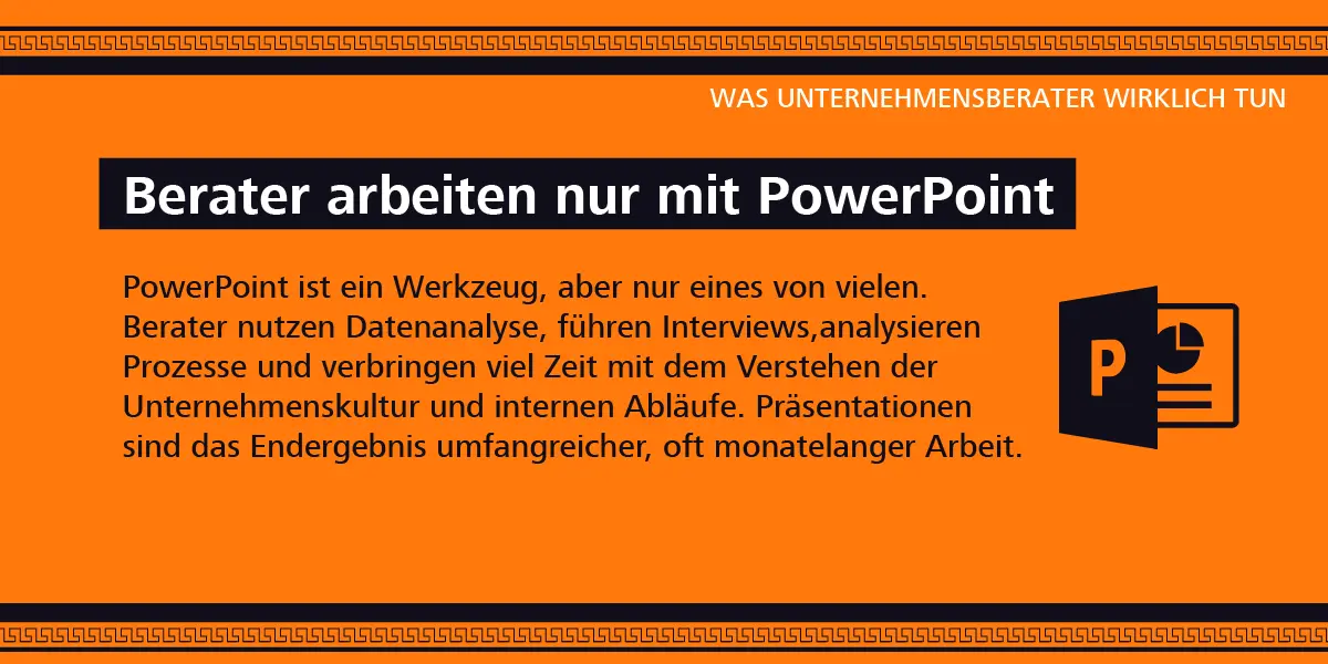 Mythen der Unternehmensberatung