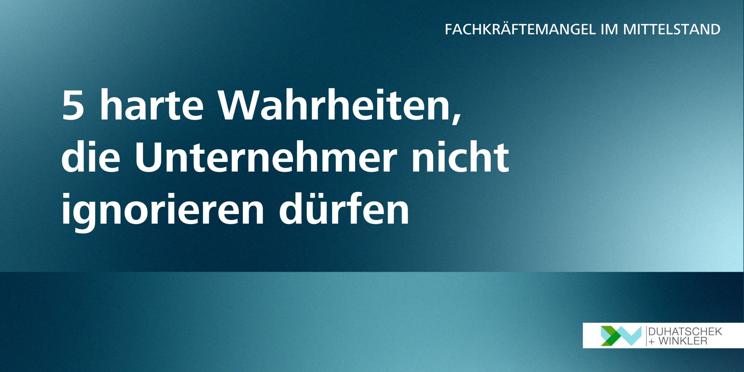 Fachkräftemangel im Mittelstand