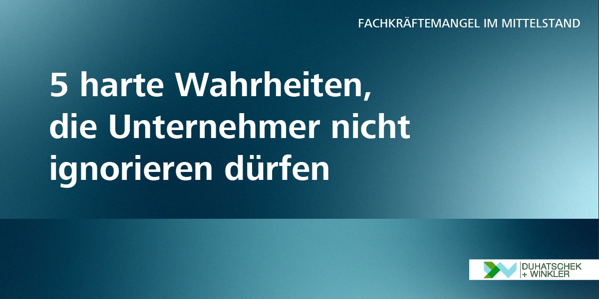 Fachkräftemangel im Mittelstand