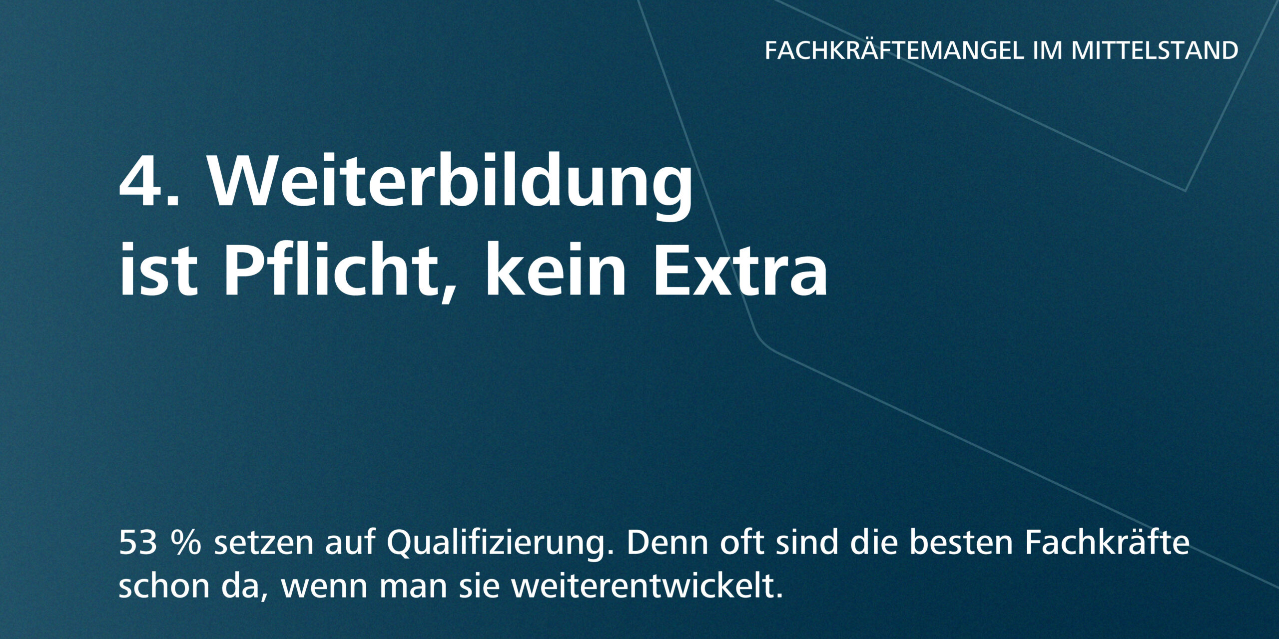 Fachkräftemangel im Mittelstand