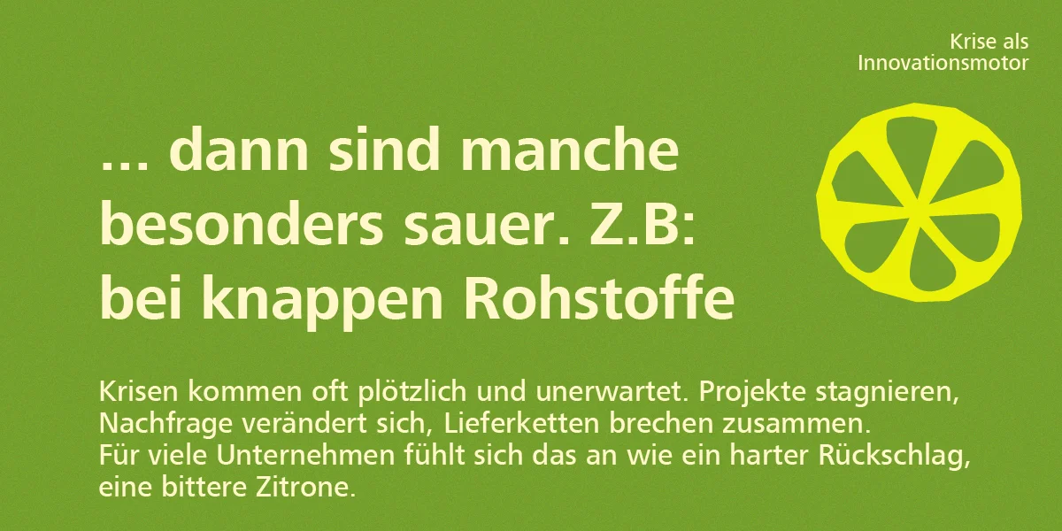 Innovation durch Krise