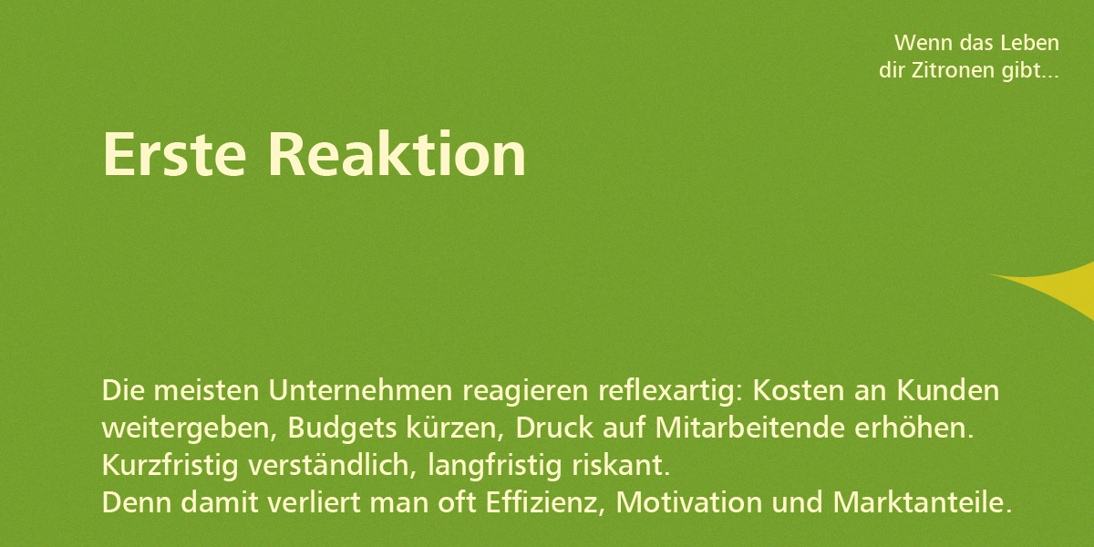 Kostenexplosion meistern